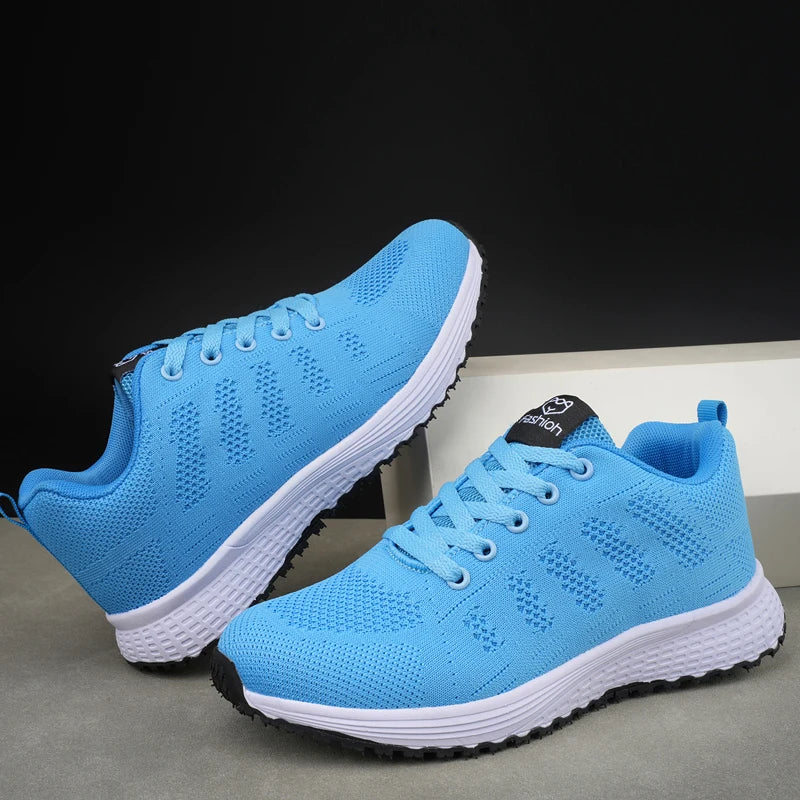 Men Summer Shoes Breathable Mesh Blue Sneakers for Men 2023 Running Sports Shoes Casual Comfortable Walking Man Vulcanize Shoes