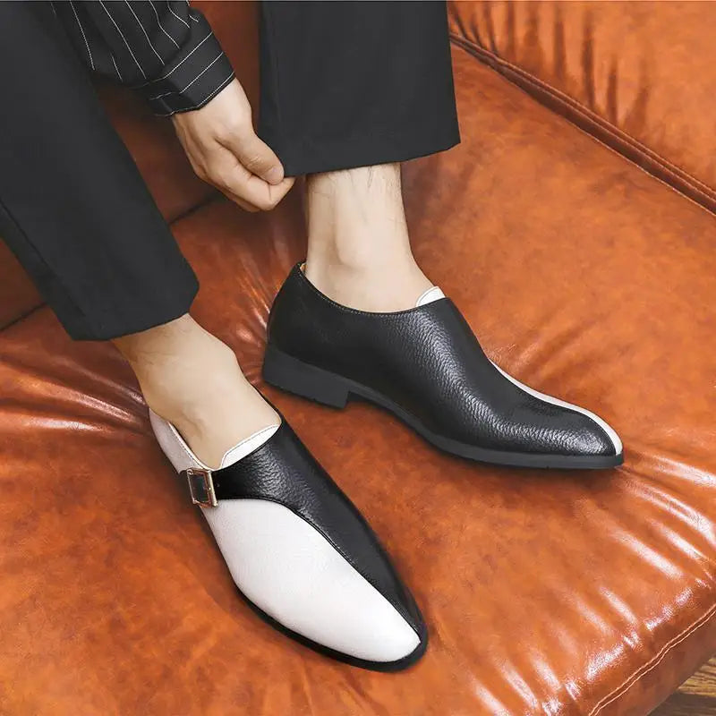 Italian Men's Leather Dress Fashion Business Formal Wear Dress Men's Formal Wear Dress Shoes