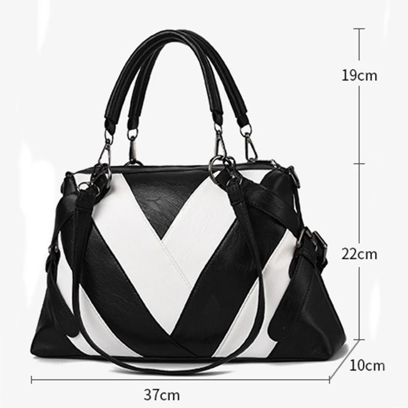 New Luxury Handbags Women Bags Designer Female Fashion Casual Handbag Big Soft Leather Large Capacity Wild Lady Shoulder Bag