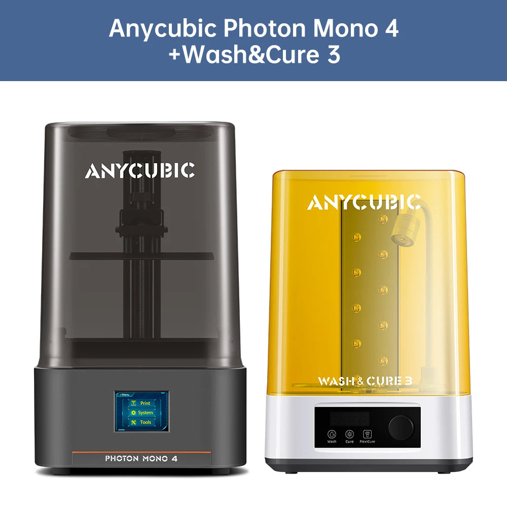 PRESALE ANYCUBIC Photon Mono 4 LCD 3D Printer with 7" 10K high-definition screen High-Speed UV Resin 3D Printing 153×87×165mm