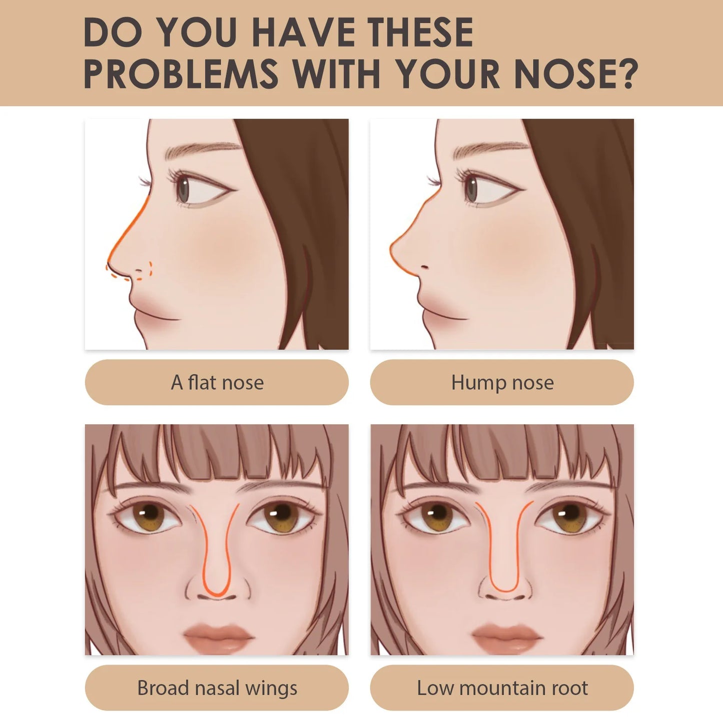 Nose Defining Serum Reduce Nose Size Thin Nose Enhance Shape Firming Beautiful Lift Care Tightening Nose Remodeling Essence 30ml