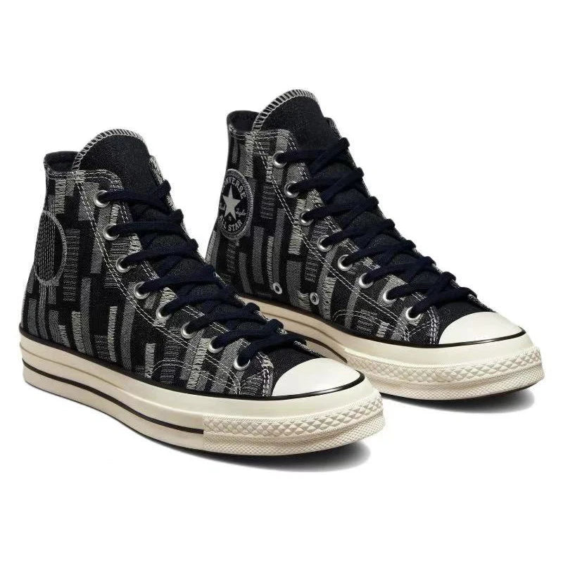 Converse Chuck Taylor All star 1970s trendy anti slip and wear-resistant high top canvas shoes for both men and women in black