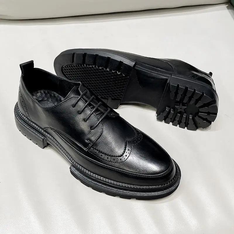 Italy Dress Autumn and Winter Fashion Men's Sneaker Men's Derby Shoes