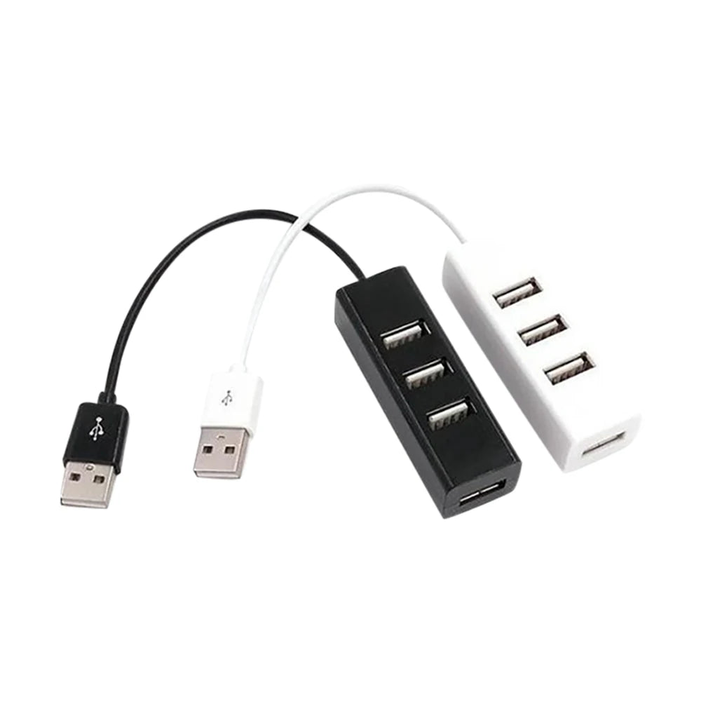 Hub USB Multi 2.0 Hub USB Splitter Power Adapter High Speed 4 Port All In One For PC Windows Computer Accessories