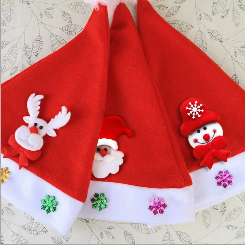 Christmas Decorations Holiday Gifts Christmas Hats Cute Winter Warm Plush Wholesale Disposable Items For Men And Women  Present