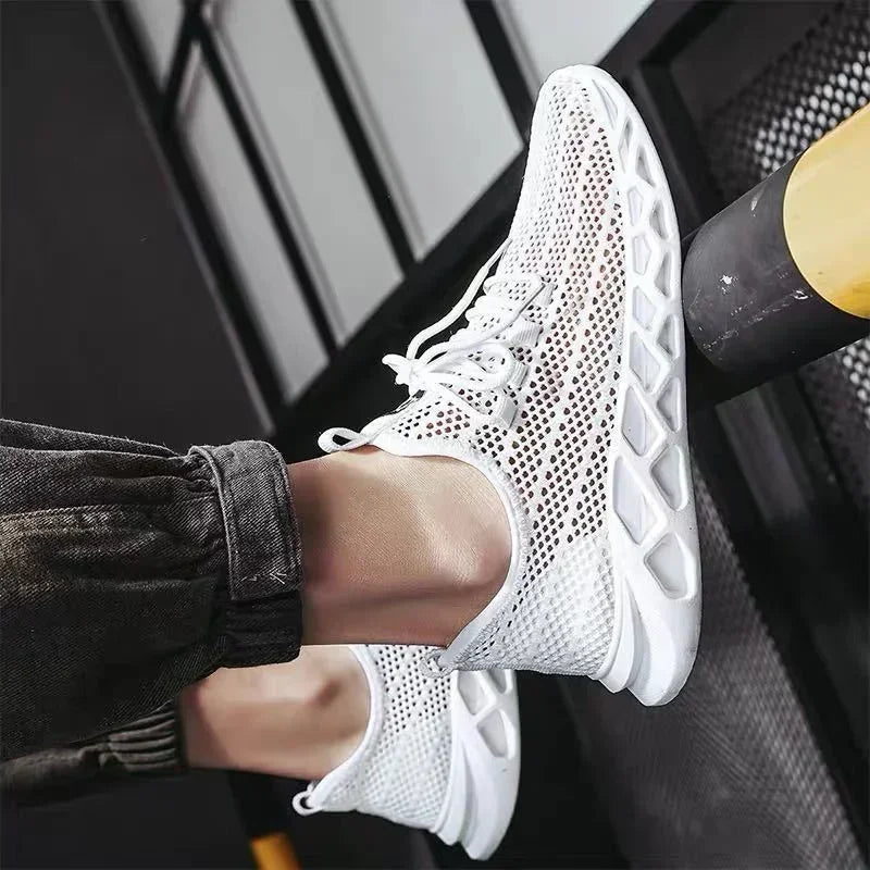 Men's Shoes Casual Mesh Summer Sneakers Breathable Lightweight Tenis Men Walking Sneaker Comfortable Masculino Zapatillas Hombre