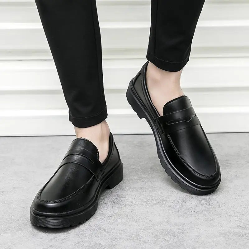 Men's Classic Business Formal Wear Shoes Slip-on Formal Dress Loafers High Luxury Derby Shoes Oxford Shoes