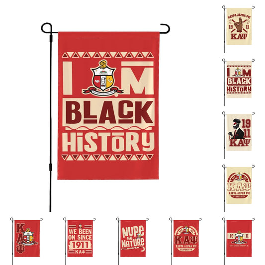 Kappa Fraternity Alpha Psi KAP Garden Flag Double-sided Printing Decorative Flags Yard Banner Holiday Party Outdoor Home signs