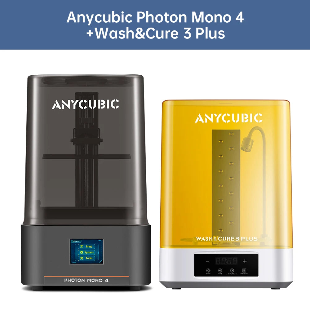 PRESALE ANYCUBIC Photon Mono 4 LCD 3D Printer with 7" 10K high-definition screen High-Speed UV Resin 3D Printing 153×87×165mm