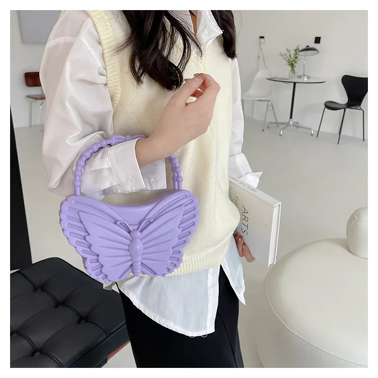 Butterfly Evening Bag Handbag and Purse 2024 New Trendy Ladies Clutch Bag High Quality