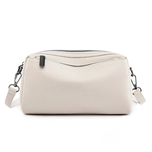 High Quality Soft Genuine Leather Handbags Women Bag Luxury Cow Leather Shoulder Crossbody Bags For Female 2023 Ladies Tote Sac