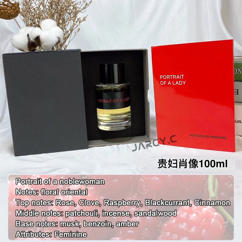 100ml Brand Portrait of a noblewoman Women Perfume Lasting Woody Flora Cologne Men Fragrance Pheromone Dating Everyday Perfume