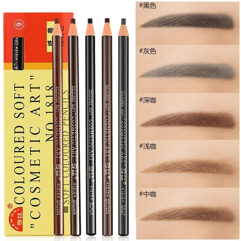 1/3/5pcs Pull Wire Eyebrow Pencil Makeup Eyebrow Enhancers Cosmetic Art Waterproof Tint Stereo Types Coloured Beauty Tools