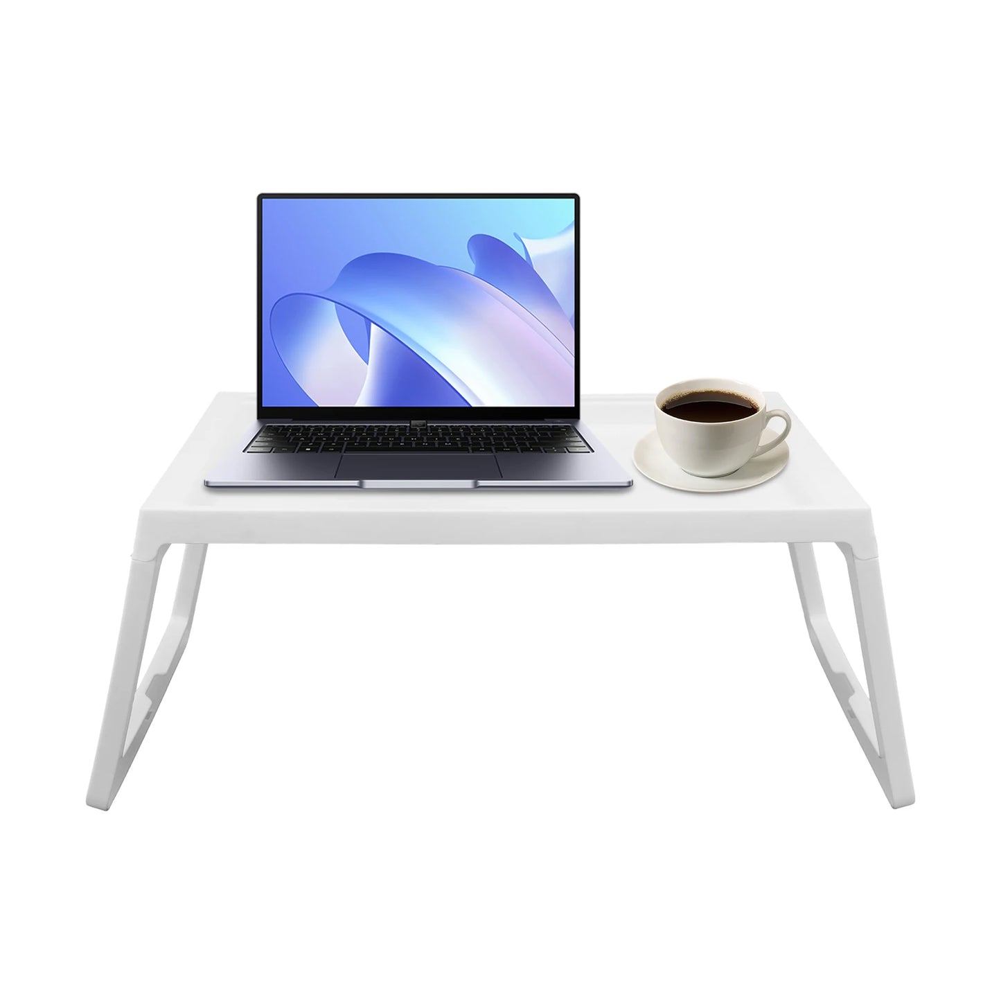 Set of 8 Lap Desks with Phone and Tablet Slots, Charging Hole, and 15.43 lbs Load Capacity, Perfect for Home, School, and