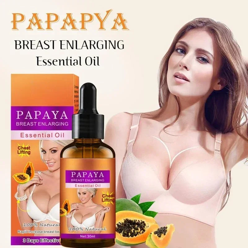 Aichun Beauty Papaya Chest Massage Lifting Breast Oil Enhancement Repair Lift Up Firm Moisturizing Essential Oil Chest Care