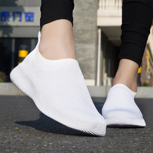 Skechers Women Sneakers Barefoot White Shoes For Women Yellow Comfortable Woman Summer Shoes Walking White Tennis Woman Tennis