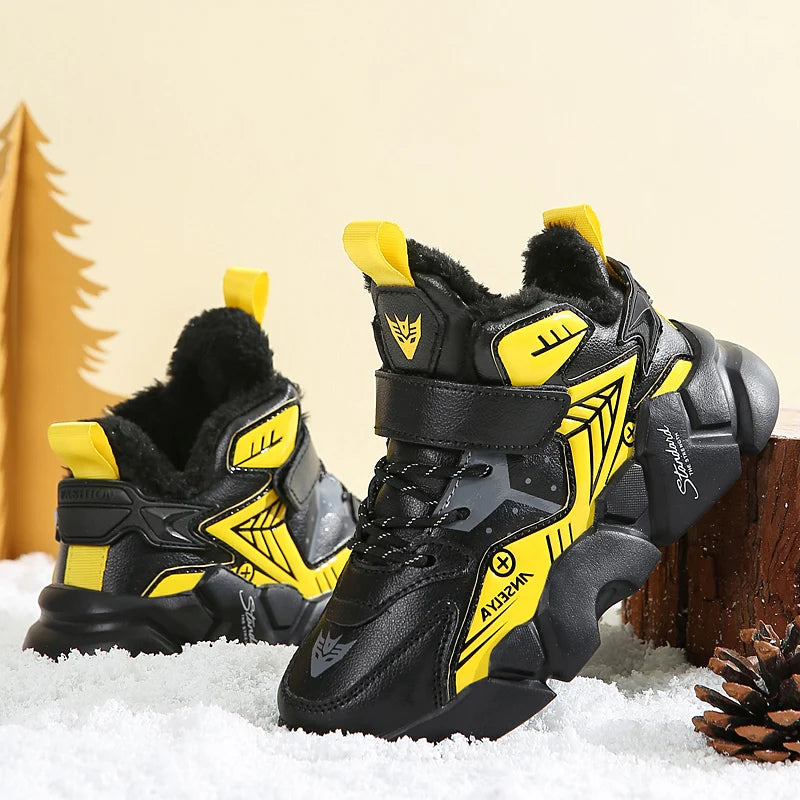 Kids Snow Boots for Boys Girls High Quality Winter Warm Waterproof Children Fashion Sport Shoes Sneakers Girls Snow Boots