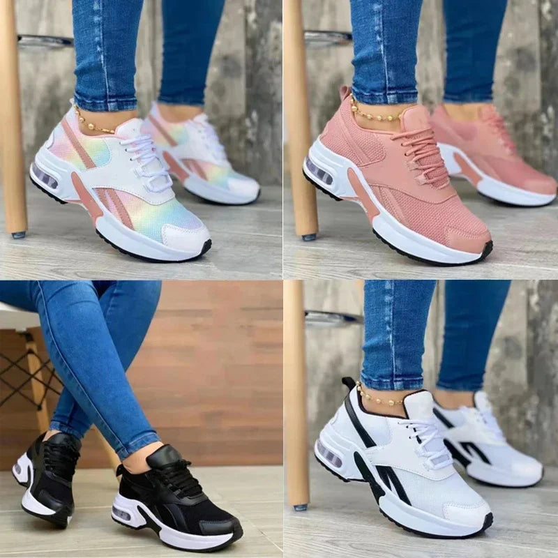 Women Sports Shoes Ladies Outdoor Running Shoes Mesh Breathable Women Sneakers Free Shipping Tennis Shoes Female Casual Sneakers