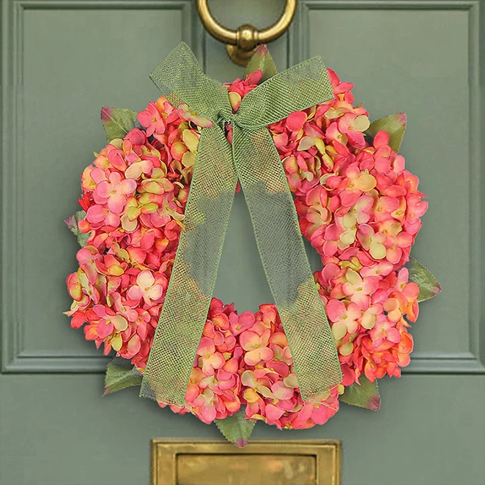 Fall Wreath 30/35cm Autumn Wreath for Front Door Outside Ideal for Autumn Halloween Thanksgiving Day