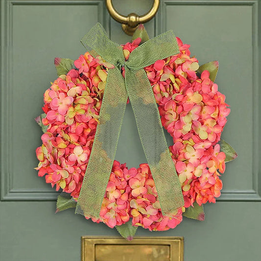 Fall Wreath 30/35cm Autumn Wreath for Front Door Outside Ideal for Autumn Halloween Thanksgiving Day