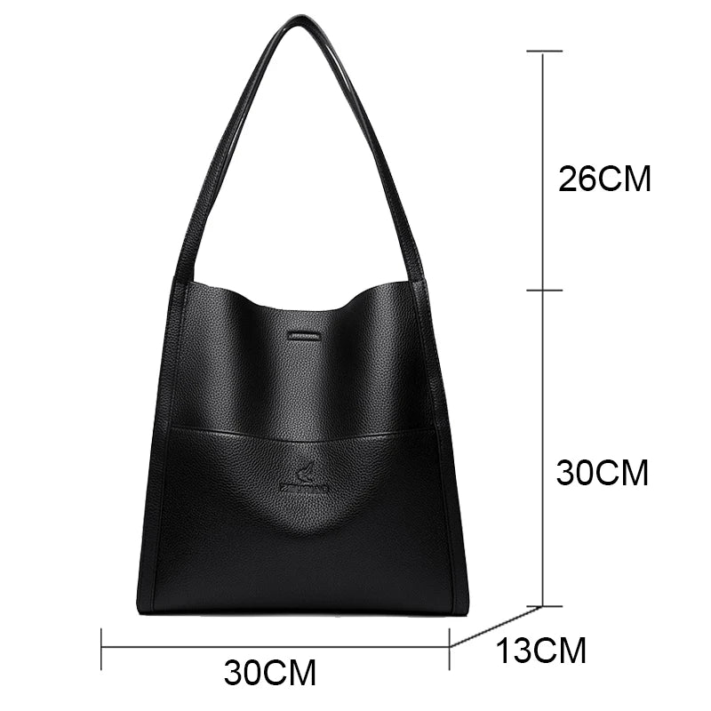 2024 NEW Luxury Women Designer Shoulder Sac Ladies Large Capacity Real Leather Handbags Shopper Brand Casual Totes Bags Bolsos