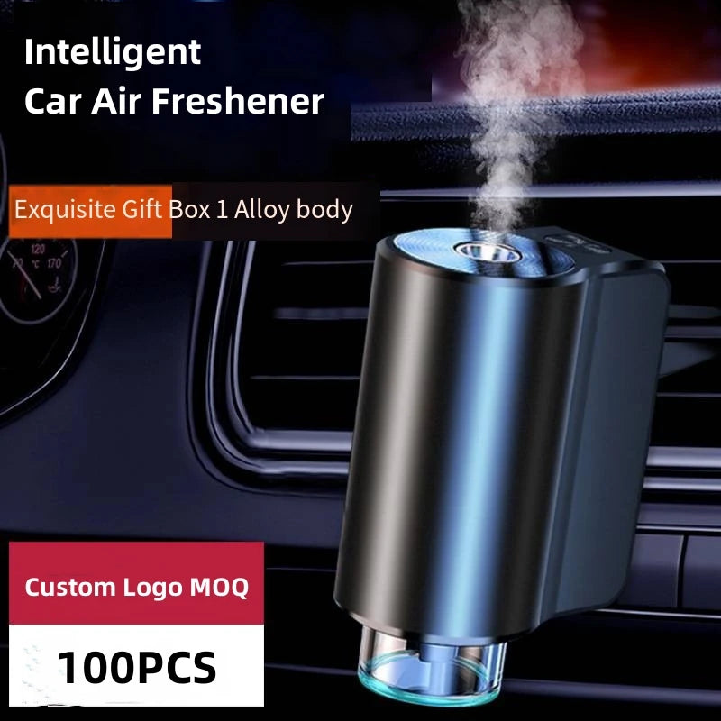 Intelligent Car Air Fresheners Air Vent Outlet Metal Alloy Fragrance Perfume Spray Diffuser Aroma Auto Smell Car Accessories