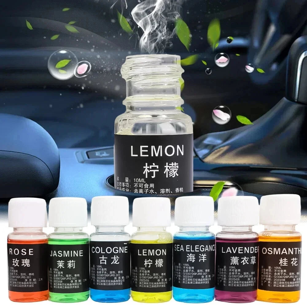 Car Perfume Refill Liquid Essential Oil Air Freshener Replenishment for Auto Natural Plant Aroma Diffuser Fragrance Humidifier