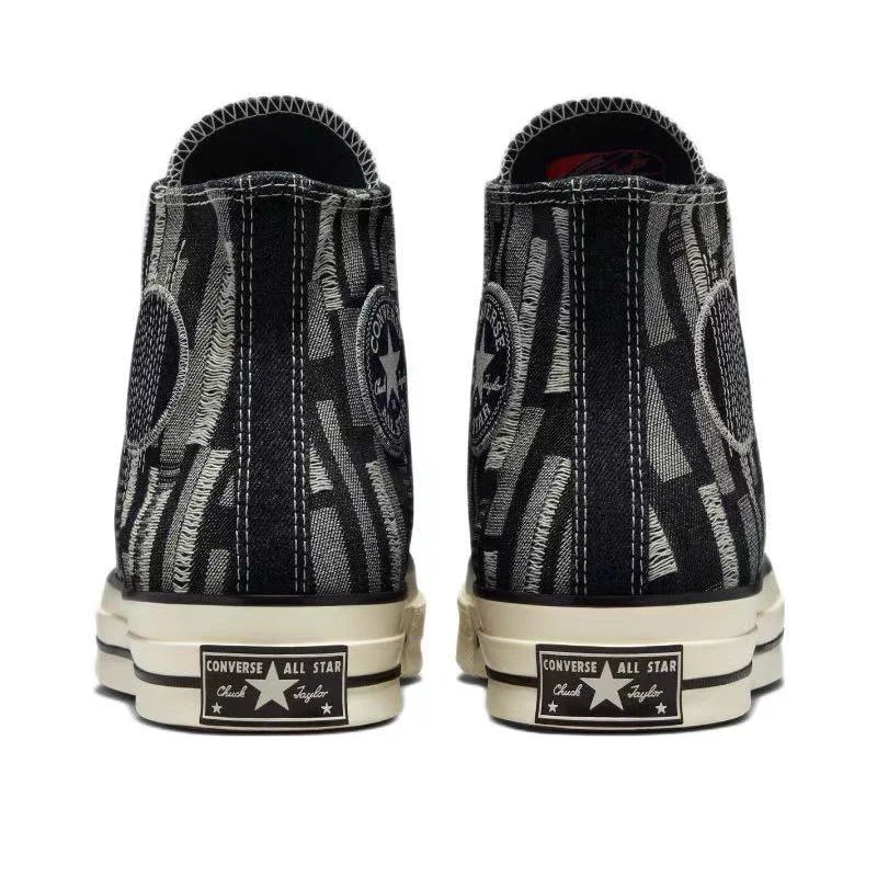 Converse Chuck Taylor All star 1970s trendy anti slip and wear-resistant high top canvas shoes for both men and women in black