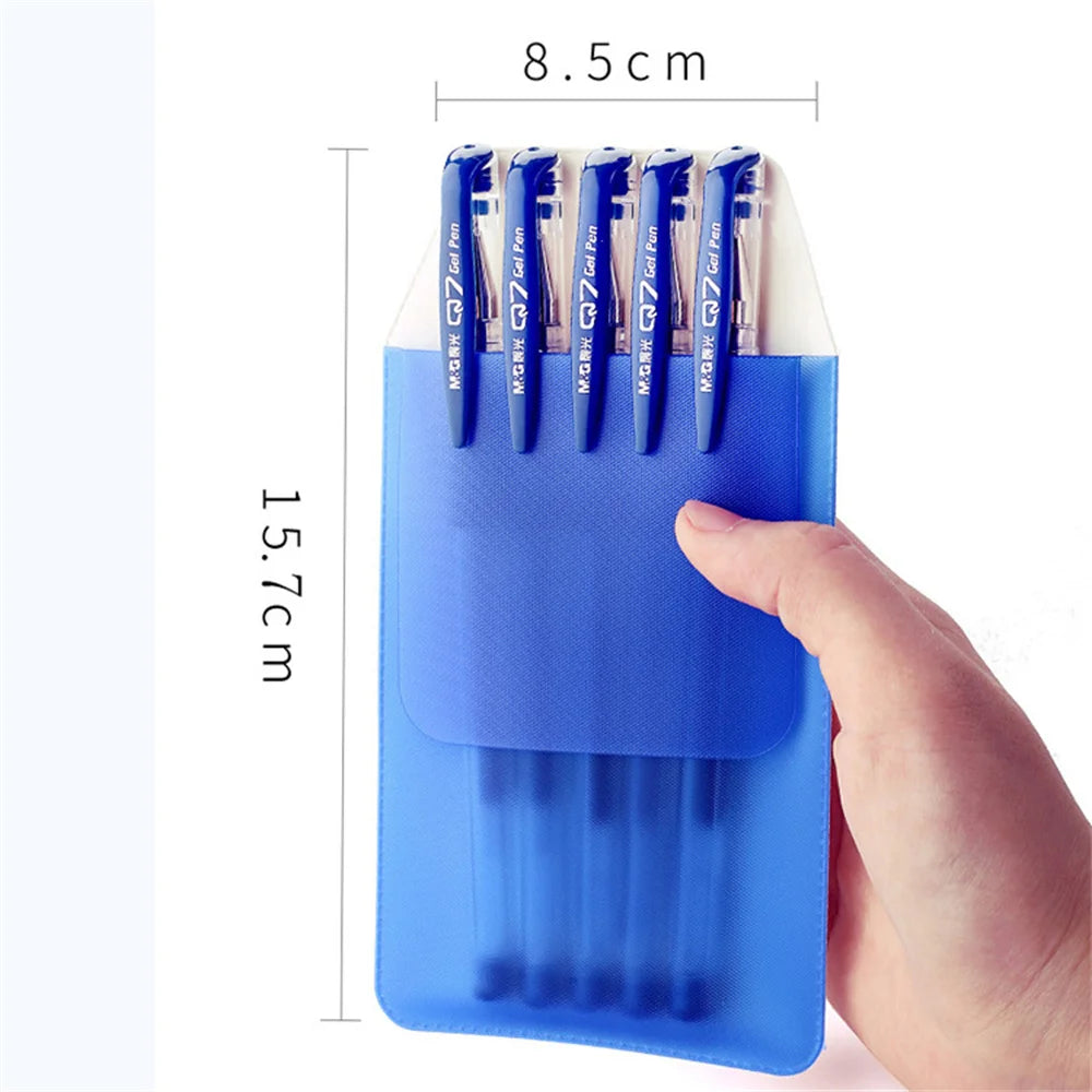 Pvc Pencil Bags For Clothes Pocket Doctor Nurse Staff Leak-Proof Pen Pouch Hospital Office Business Pen Holder Pencil Case