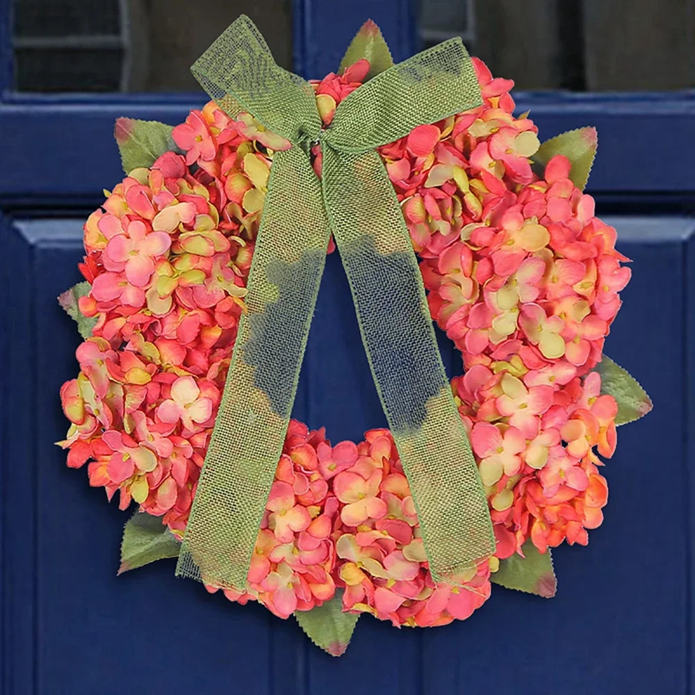 Fall Wreath 30/35cm Autumn Wreath for Front Door Outside Ideal for Autumn Halloween Thanksgiving Day