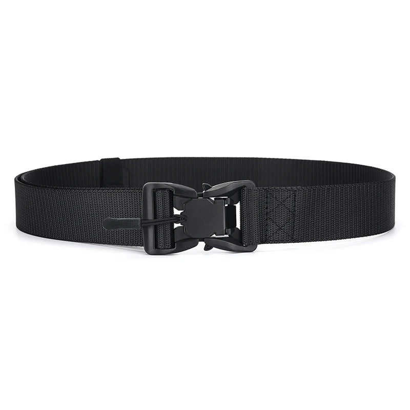 Plus Large Size 140 160 180cm Men's Belt Nylon Casual Belt Canvas Multi-functional Tactical Quick Release Magnetic Buckle Belt