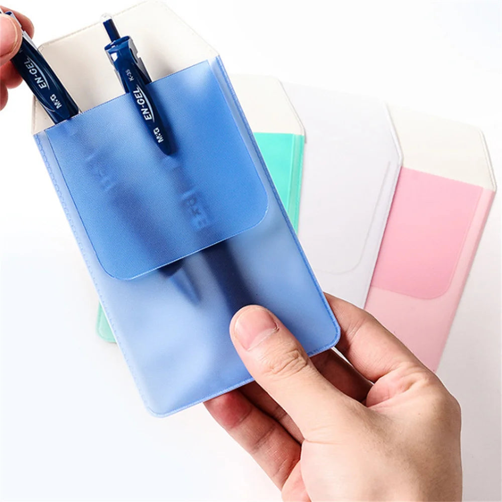 Pvc Pencil Bags For Clothes Pocket Doctor Nurse Staff Leak-Proof Pen Pouch Hospital Office Business Pen Holder Pencil Case