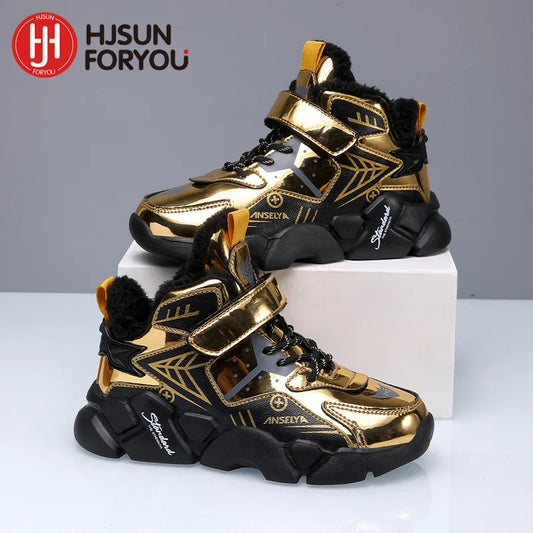 Kids Snow Boots for Boys Girls High Quality Winter Warm Waterproof Children Fashion Sport Shoes Sneakers Girls Snow Boots