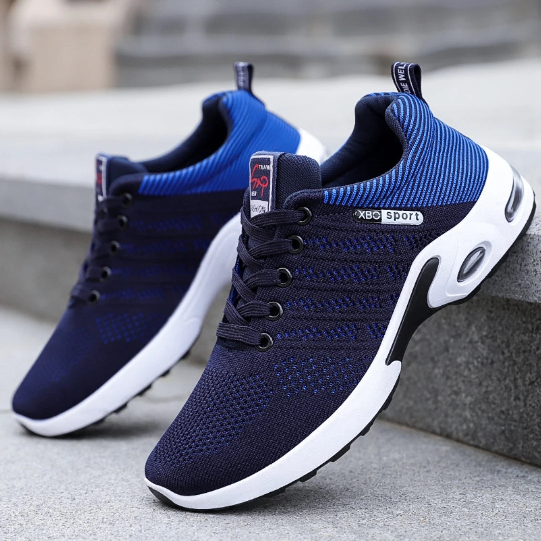 Shoes men new trend men's shoes breathable lace-up running shoes Korean version light casual sports shoes