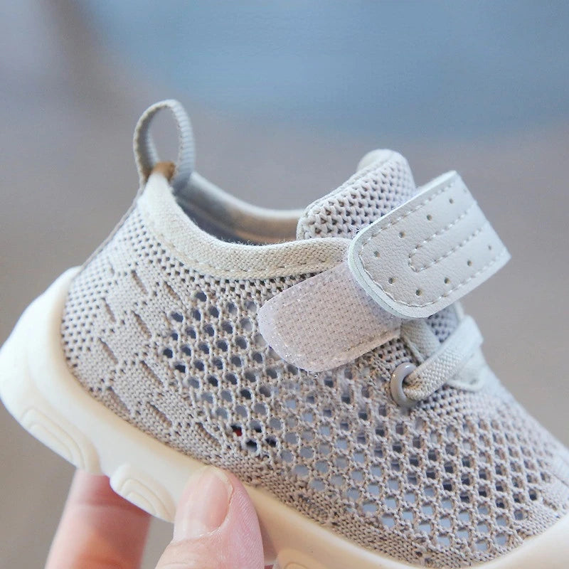 Summer Toddler Baby Shoes Boys Girls First Walkers Mesh Shoes Breathable Non-slip Soft Bottom Infant Baby Boy Girl Kids Shoes