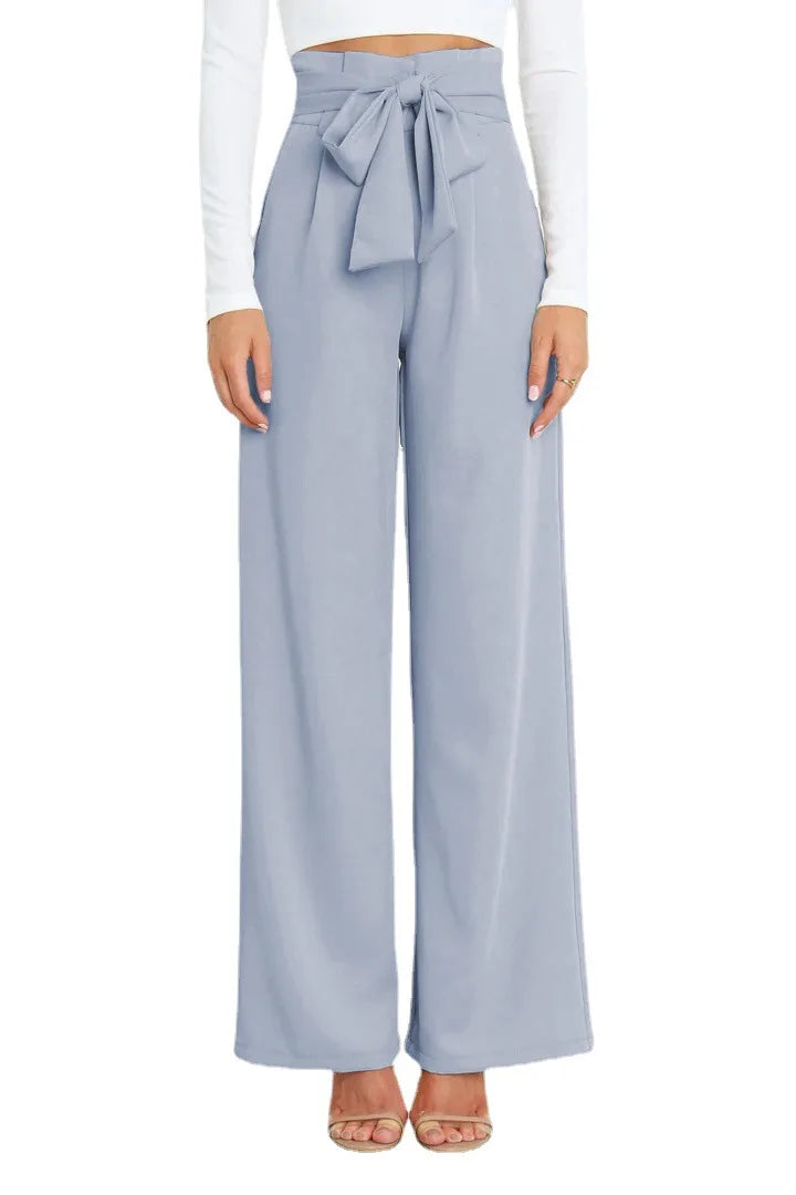 High Waist Loose Wide Leg Pants for Women Spring Autumn Female Dress Pant White Suits Pants Ladies Long Trousers Casual Pants