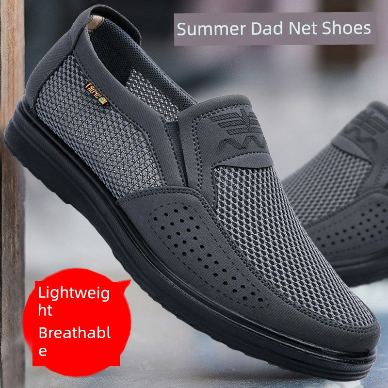 Old Beijing Cloth Shoes Spring and Summer Dad Plus Size Shoes for the Old