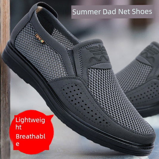 Old Beijing Cloth Shoes Spring and Summer Dad Plus Size Shoes for the Old