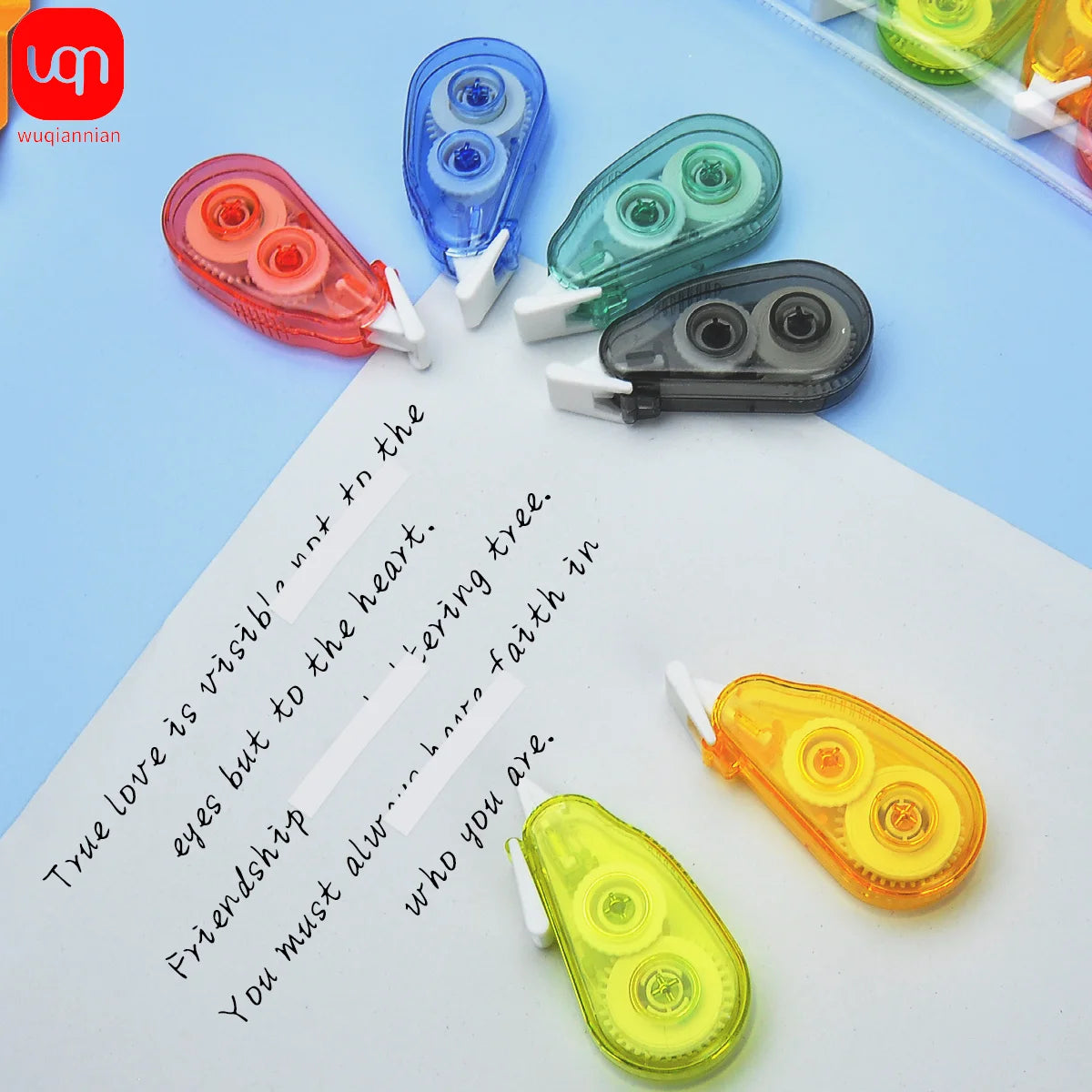 Study Writing White-out Portable Correction Stuff Students Whiteout Kids Tapes 6 Tipex Tools Pcs School Supplies Tape