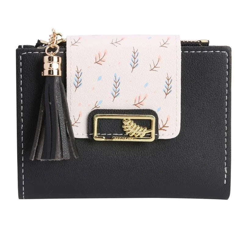 2023 Fashion Ultra-thin Wallet Short Wallet for Woman Mini Coin Purse Ladies Clutch Small Wallet Female Pu Leather Card Holder