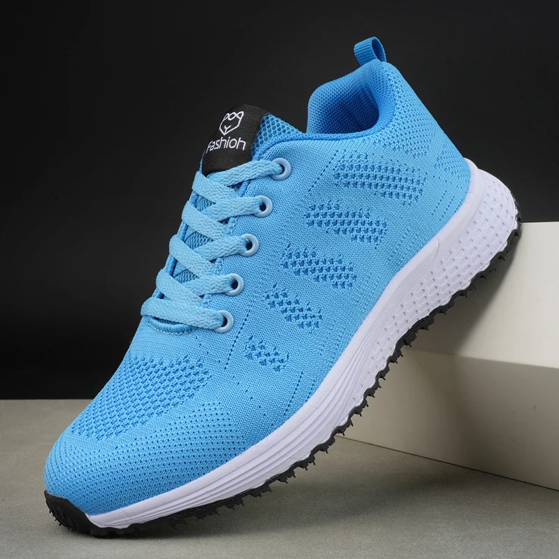 Men Summer Shoes Breathable Mesh Blue Sneakers for Men 2023 Running Sports Shoes Casual Comfortable Walking Man Vulcanize Shoes