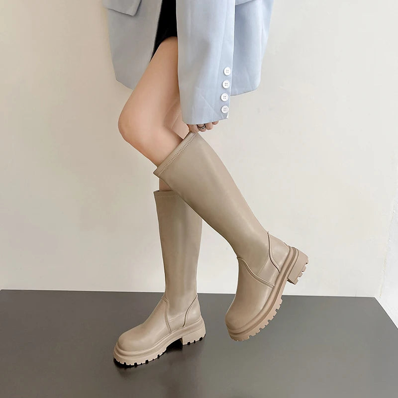 Lady Boots Sexy Thigh High Heels High Sexy Women Shoes Autumn Boots-Women Luxury Designer Over-the-Knee 2024 Fashion Brand Women