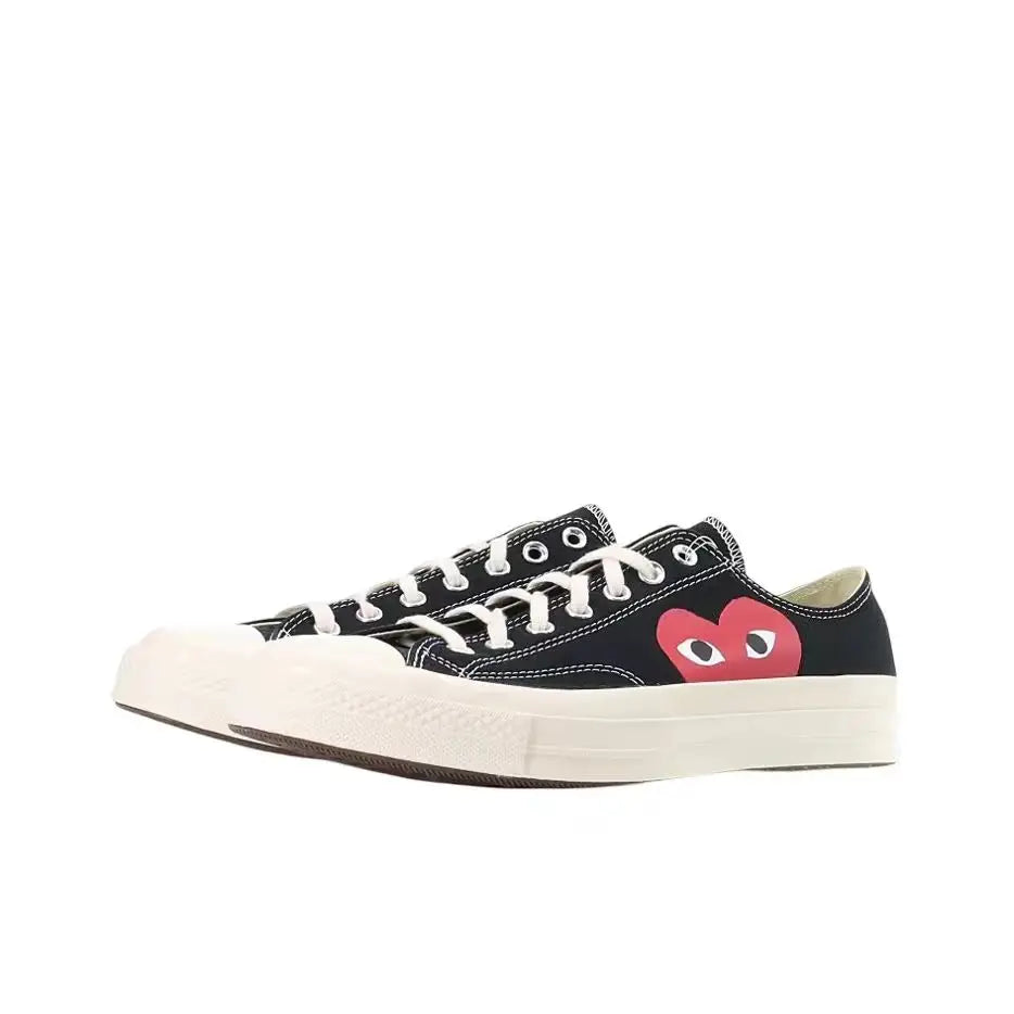 CDGxUniverse 1970 Chuck Taylor All Star Love Co branded by Rei Kawakubo Anti slip Low cut Canvas Shoes for Men and Women