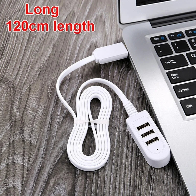 Usb Splitter New Micro USB Hub Multi-USB Port 3-port Hub USB High-speed Suitable for PC Computer Accessories