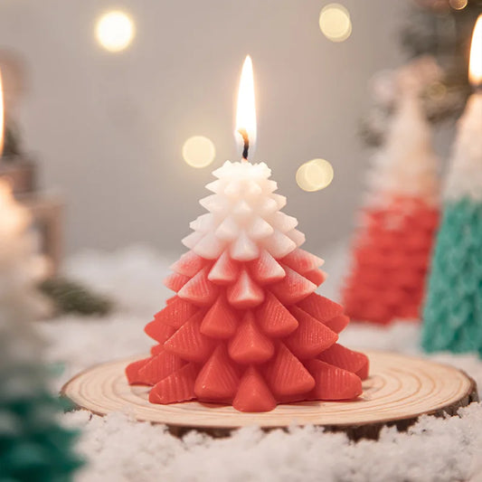 Christmas Candle Birthday Gift Handmade Gift Set Christmas Tree Styling Christmas Eve Christmas Tree Candle Scented Ornaments