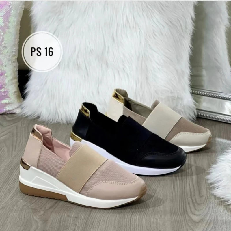 Women's Shoes Trend 2024 Autumn Fashion Tennis Slip-on Casual Sneaker Platform For Wedges Running Luxury Designer Ladies Loafers