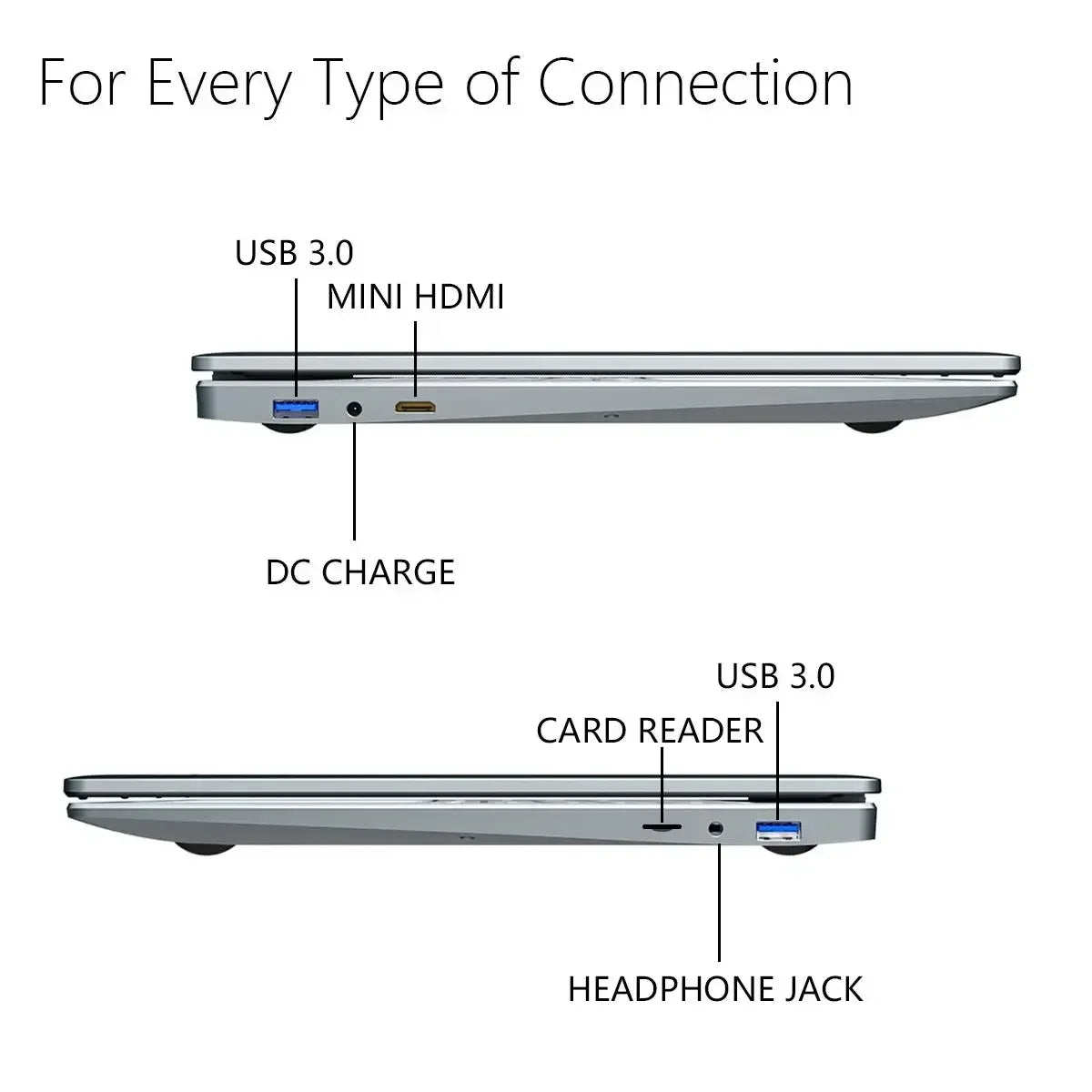 CARBAYTA Windows 10 11 Ram 16GB Rom  256GB 512GB 1TB 2TB SSD Ultrabook Computer 2.4G/5.0G Wifi Bluetooth Intel N5095 Laptop