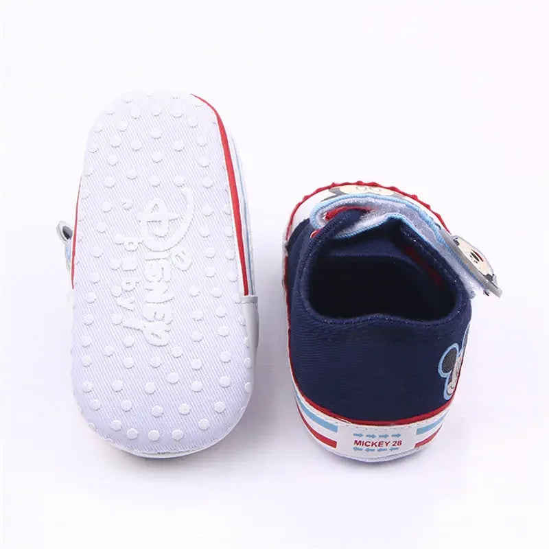 Disney 0-18M Baby Mickey Mouse  First Walkers Girl Newborn Baby Shoes Boy Fashion cartoon Mickey Shoes