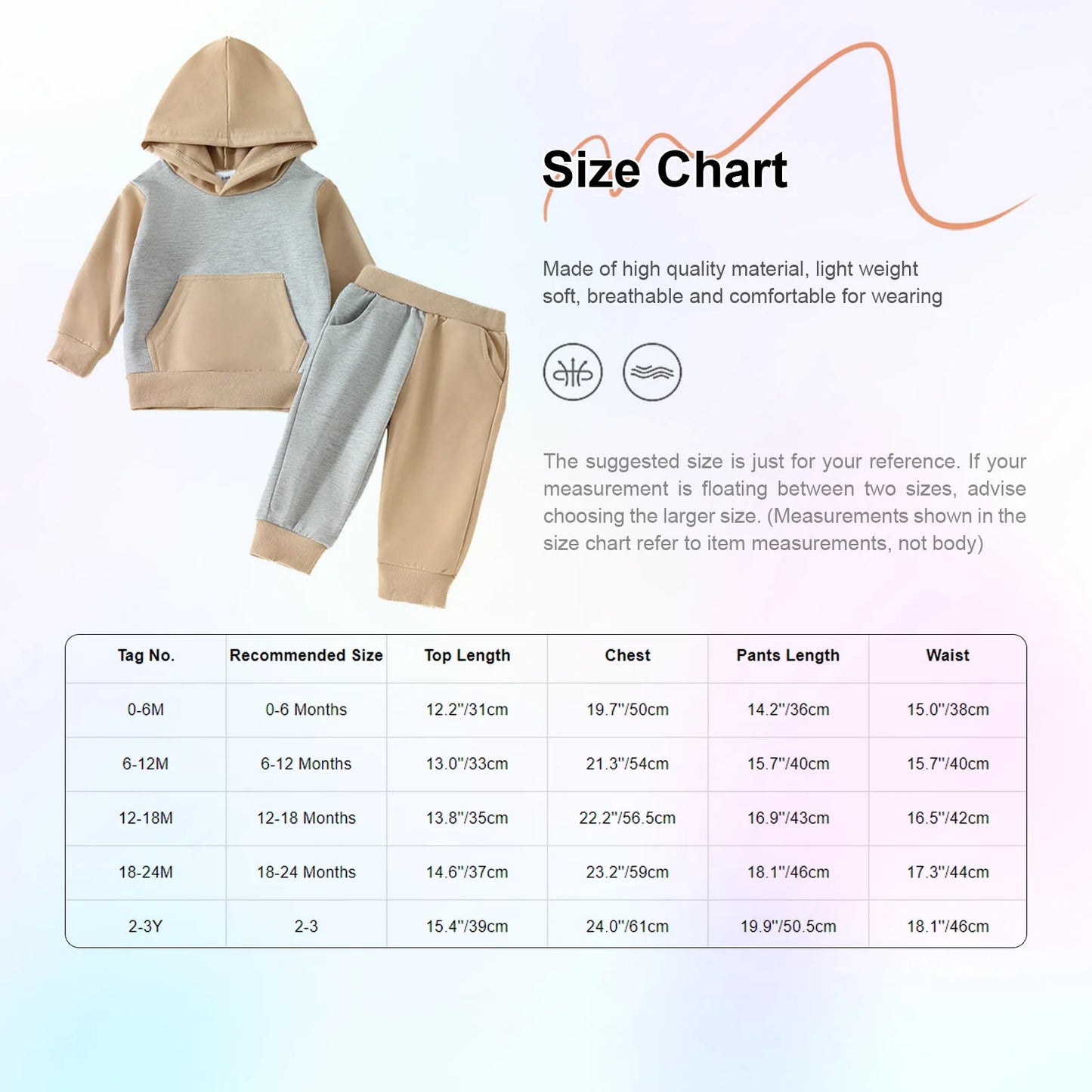 Baby Boys Casual Clothes Infant Toddler Outfits Hoodie Sweatshirt Tops with Pants Set Baby Girls' Fall Autumn Sports Clothing