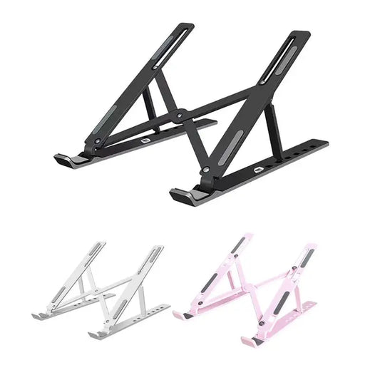 Portable Laptop Stand Foldable ABS Notebook Stand Support Height Adjustable Laptop Riser Holder for Macbook Computer Accessories